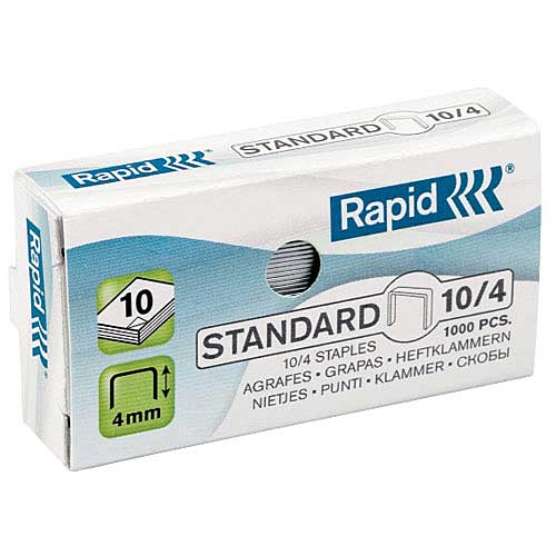 Zszywki Rapid 10/4 Standard 1000szt 24862900
