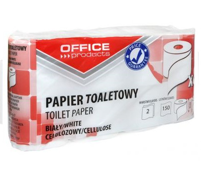 Papier toaletowy celulozowy OFFICE PRODUCTS Premium, 2-warstwowy, 150 listkw, 15m, 8szt., biay
22046119-14