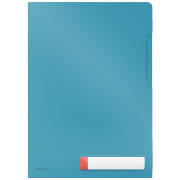 Folder A4 z kieszonk na etykiet Leitz Cosy, niebieski 47080061